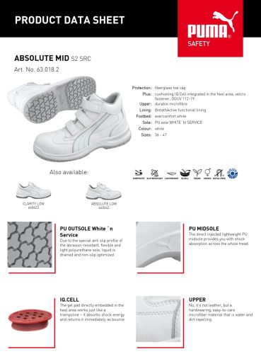 Puma Absolute Mid S2 SRC Védőbakancs