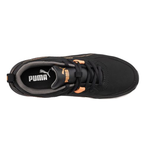 Puma Stepper BLK/Peach Low S3S ESD HRO SR női munkavédelmi cipő